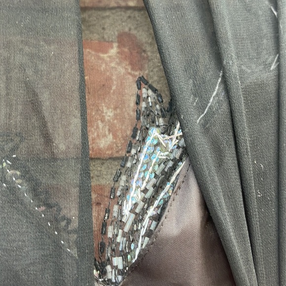 Lillie Rubin vintage silk sequence phot does not do justice on this dress. - Picture 10 of 13